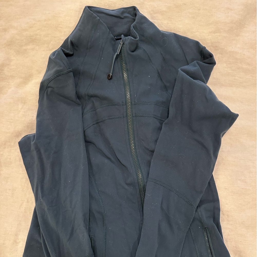 Lululemon Define Dark Blue Green Full-Zip Jacket
